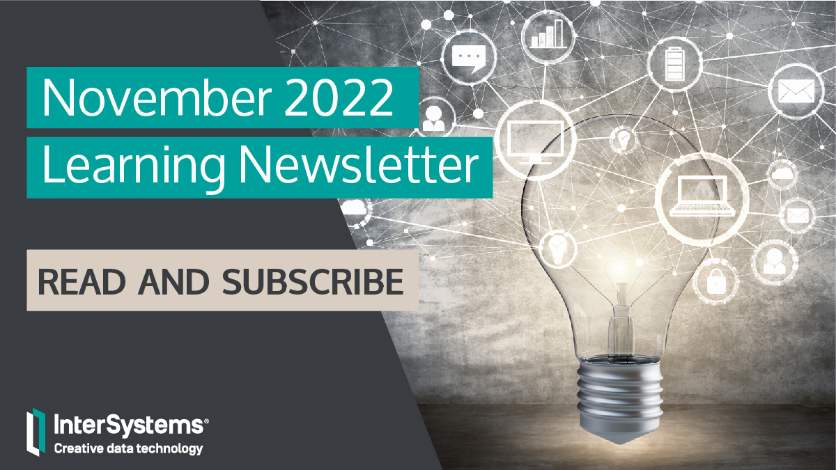 November 2022 Learning Newsletter: Read and Subscribe